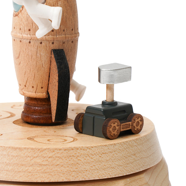 Spacewalk Wooden Music Box
