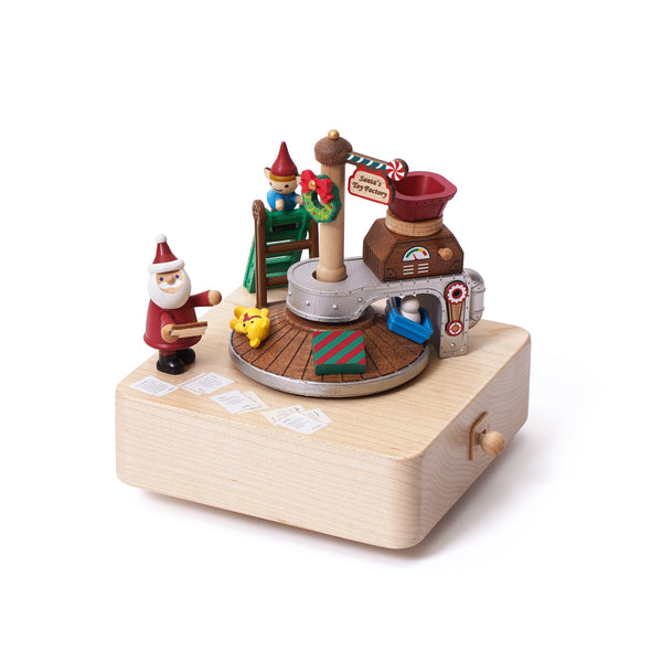 Christmas Gift Factory Wooden Music Box
