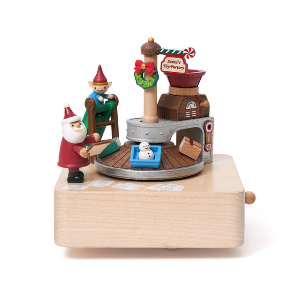 Christmas Gift Factory Wooden Music Box