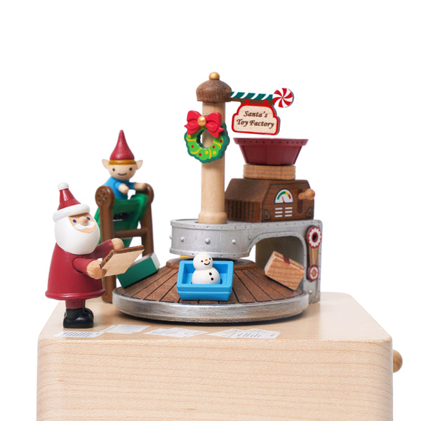 Christmas Gift Factory Wooden Music Box