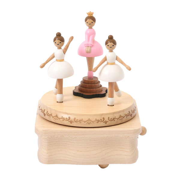 Ballet Performance Wooden Music Box
