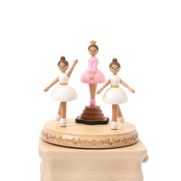 Ballet Performance Wooden Music Box