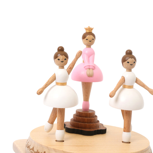 Ballet Performance Wooden Music Box