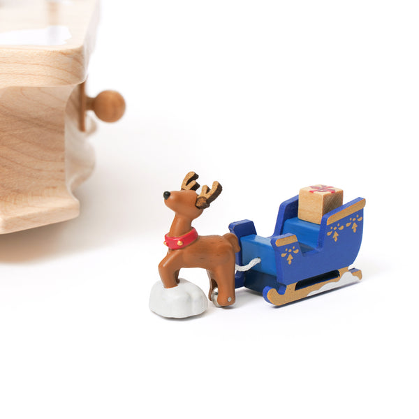 Christmas Castle Wooden Music Box