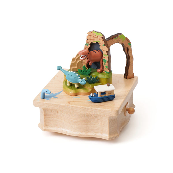 Dinosaur Jungle Cruise Wooden Music Box