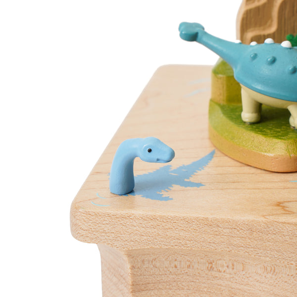 Dinosaur Jungle Cruise Wooden Music Box