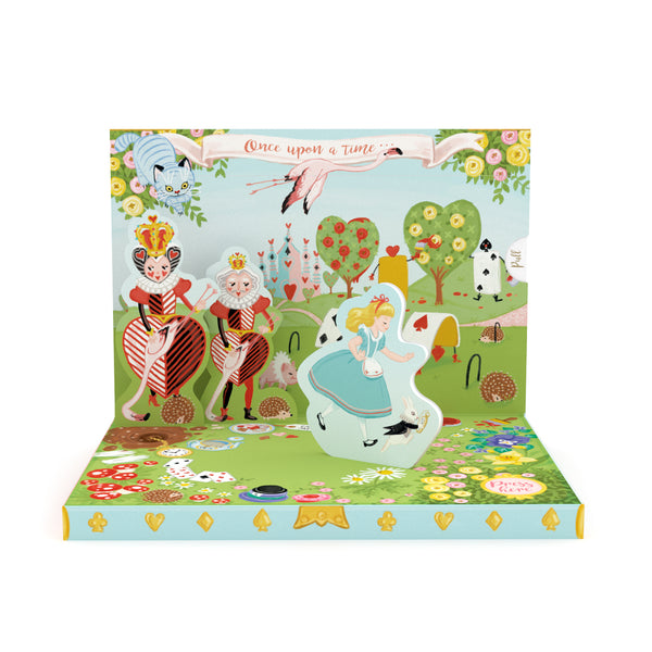 Adventures In Wonderland Music Box Card