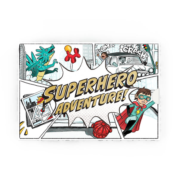 Superhero Adventure Pop-up Interactive Music Card