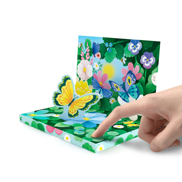 Nature's Symphony: The Butterfly Music Box Card