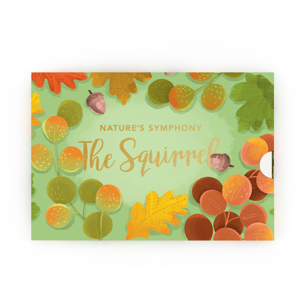 Nature's Symphony: The Squirrel Music Box Card