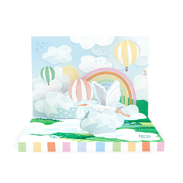 A New Arrival Stork Hot air Balloons