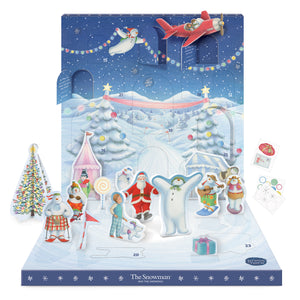 Musical The Snowman Advent Calendar with dancing characters