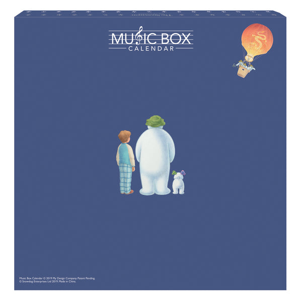 Musical The Snowman Advent Calendar with dancing characters