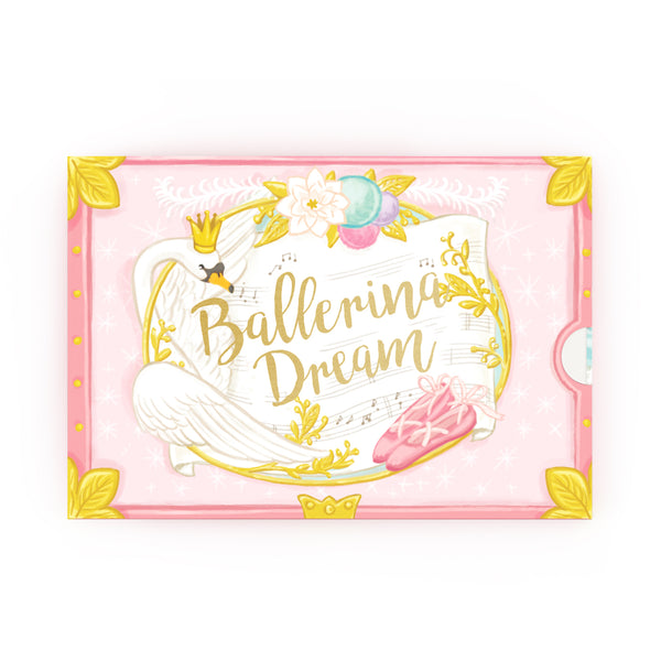 Ballerina Dream Music Box Card Pink