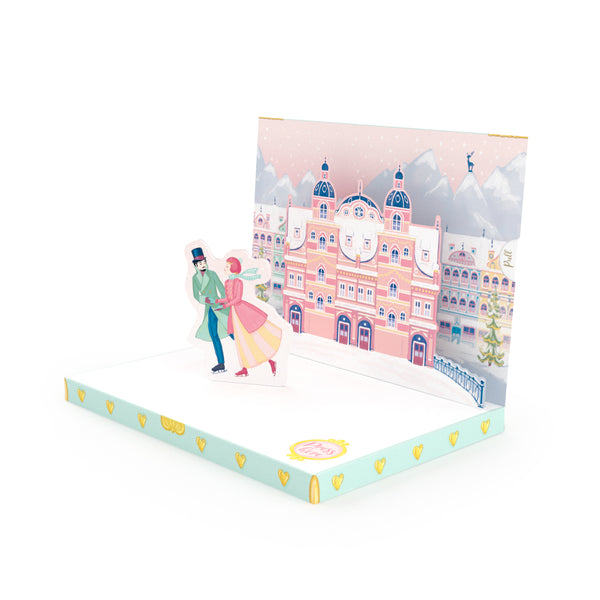 Winter's Dream Music Box Card Couple