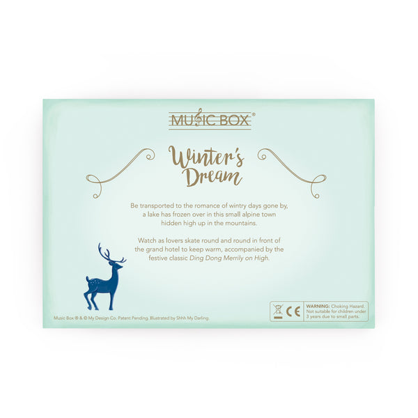 Winter's Dream Music Box Card Couple