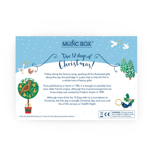 The 12 Days of Christmas Music Box