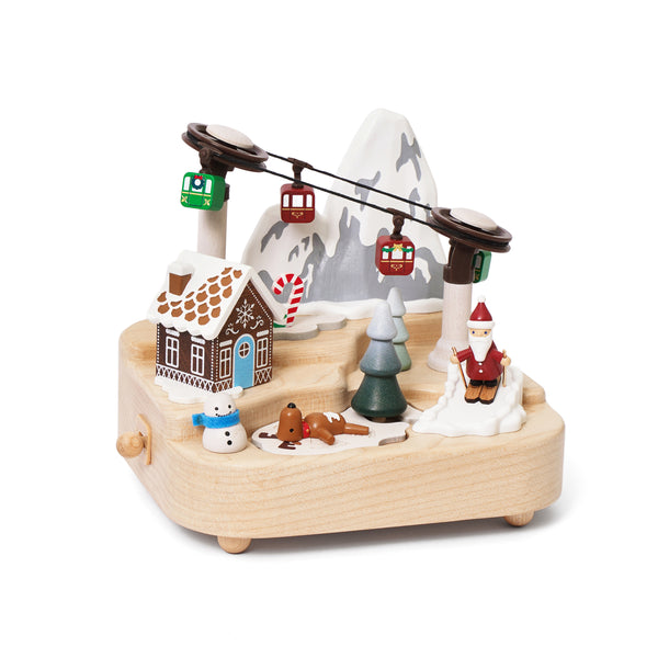 Christmas Gondola Wooden Music Box