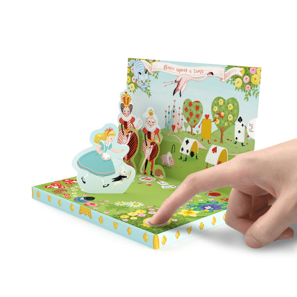 Adventures In Wonderland Music Box Card