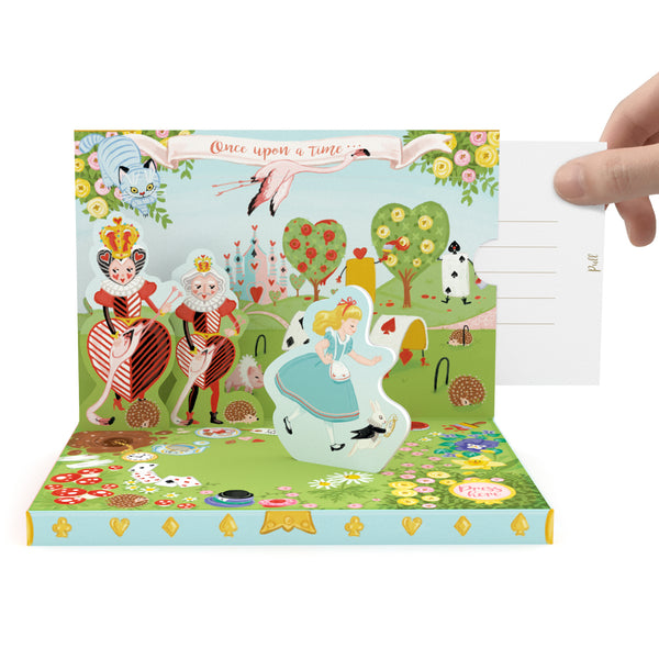 Adventures In Wonderland Music Box Card