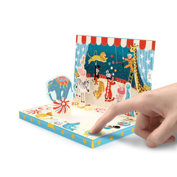 Circus Adventure Music Box Card