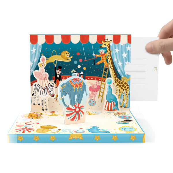 Circus Adventure Music Box Card