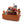 Autumn Train Wooden Music Box in Red/brown