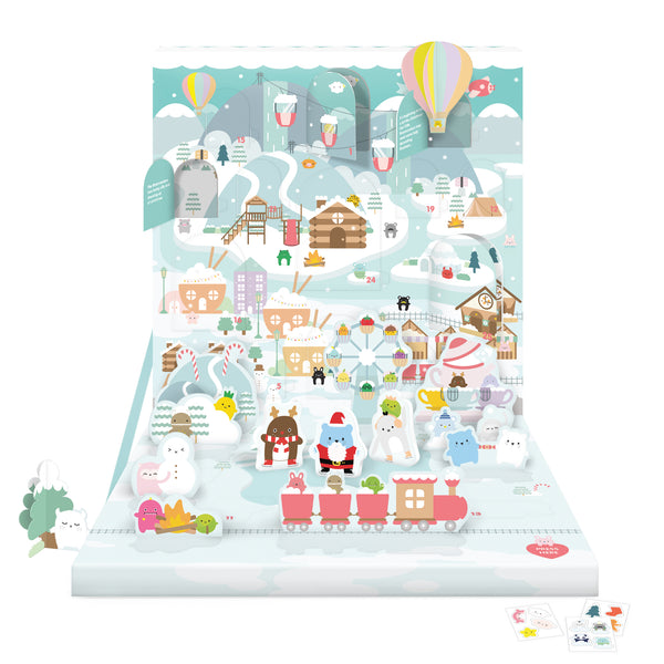 Musical Noodoll Advent Calendar with dancing characters