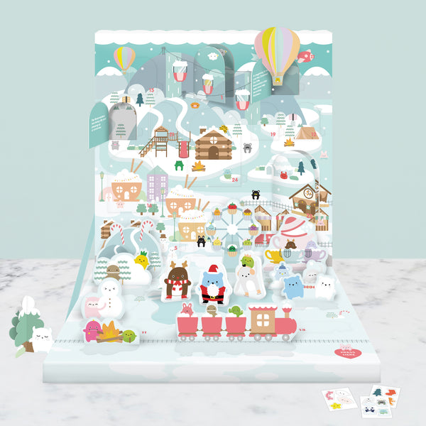 Musical Noodoll Advent Calendar with dancing characters