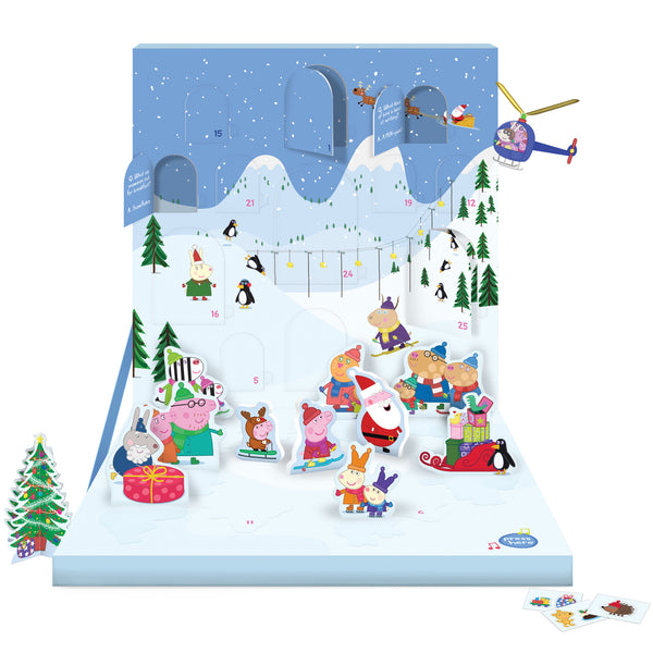 Musical Pepper Pig Advent Calendar with dancing characters