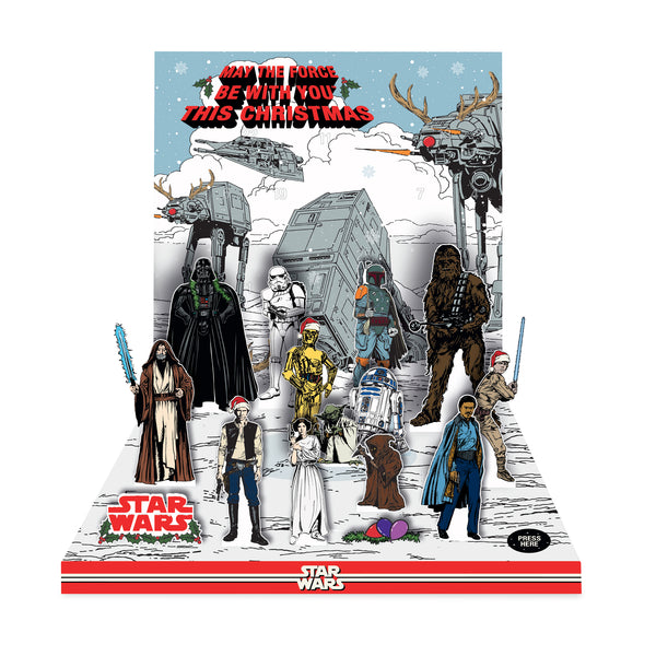 Musical Star Wars Advent Calendar with dancing characters