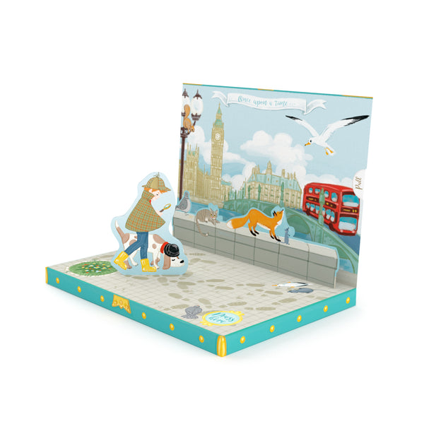 London Adventure Music Box Card