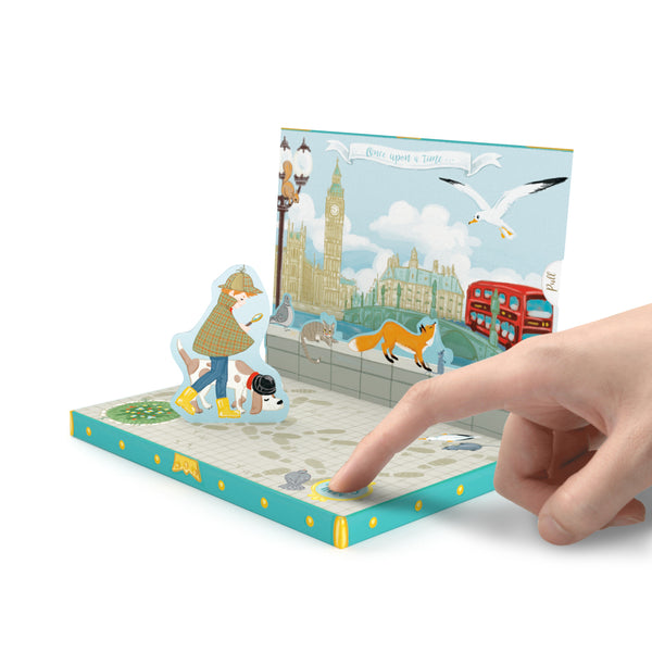 London Adventure Music Box Card
