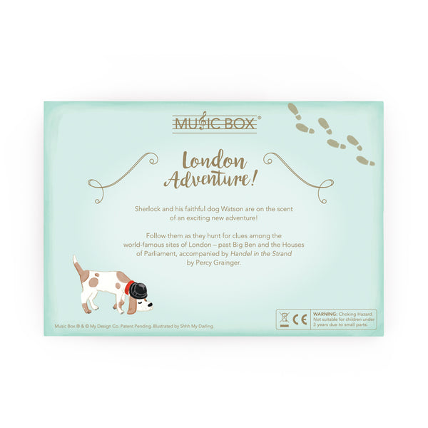 London Adventure Music Box Card