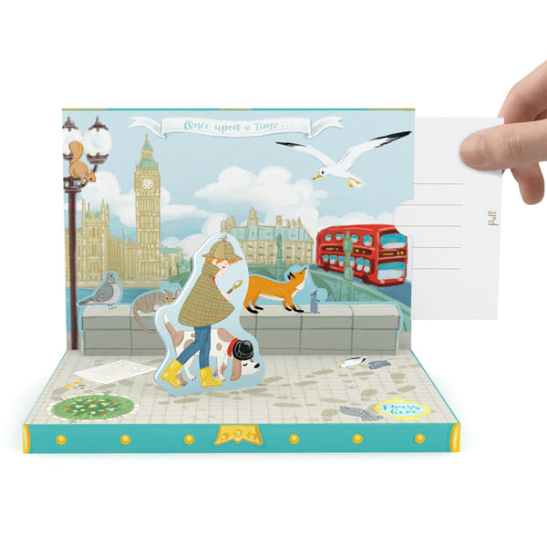 London Adventure Music Box Card