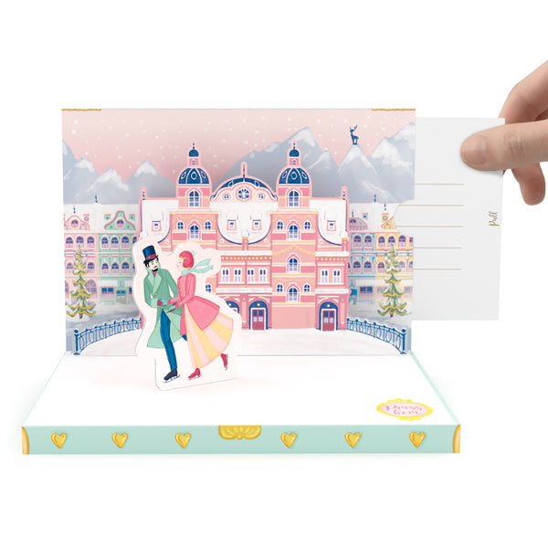 Winter's Dream Music Box Card Couple
