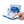 Swan Lake Music Box Card Blue
