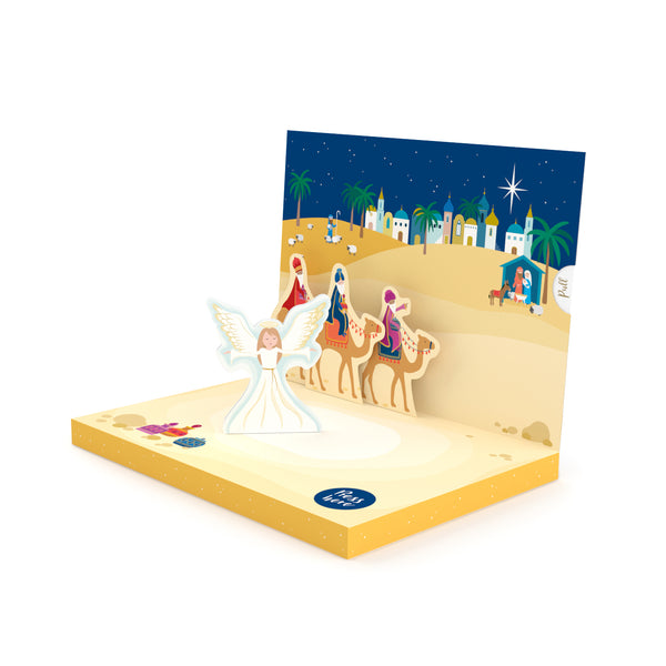 Little Town of Bethlehem Music Box Card