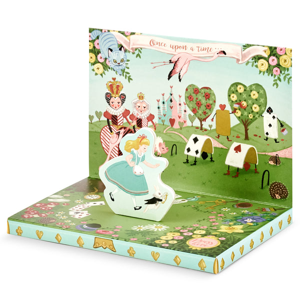 Adventures In Wonderland Music Box Card